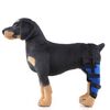 HJ19 PET CHIRURGIA PET Riabilitazione posteriore Protezione per le gambe AID AIDS, Dimensioni: L (Blue Left Back Gambe)