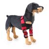 Pet Dog Leg Guney Guard Surgery Surgery Cover protettivo, Dimensioni: L (Strisce di supporto Modello (rosso))