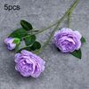 10 PZ JC0055 Continental Core Flower Beam Simulazione di nozze Flower Home Flower artificiale artificiale (peonia viola chiaro)