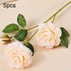 10 PCS JC0055 Continental Core Flower Beam Simulazione di nozze Flower Home Fiore di seta artificiale (Champagne peonia)