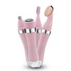 4 in 1 Rasoio elettrico Shaver Home Sopracciglio Knife Massage Import Pulitura strumento (rosa)