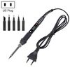 TEMPERATURA LCD METALLICA LCD Regolazione Saldatore e saldatura Supporto Set Set di saldatura per saldatura elettrica Strumento di saldatura per saldatura elettrica (110V Pluppo US Black Head Nero)