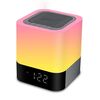 Altoparlante Bluetooth senza fili muschiato Sveglia del comodino del comodino del comando del sensore di touch del sensore del tattile Mini diffusore (luce colorata)