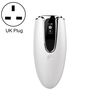 Ladies Laser Depilazione dei capelli Dispositivo Home IPL Photon Dispositivo di ringiovanimento della pelle elettrica, forma: tappo del Regno Unito (lato bianco argento)