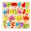 Baby Kids Puzzle in legno Giocattoli educativi Jigsaw Board Puzzle Toys Cognitive Plate (iniziali)