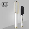 ZF-888 60W Dual-Purpose Splint Electric Curling Comb For Straight Hair And Curly Hair US Plug(White)