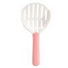 10 PCS Pet Cat Letter Shovel Cat Poop Strumento di pulizia (bianco + rosa)