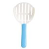 10 PCS Pet Cat Letter Shovel Cat Cat Poop Tool di pulizia (bianco + blu chiaro)