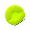Silicone Sound Sound Wave Vibrazione massaggio pulizia setole setole pulizia pulito Beauty pennello, colore: verde