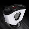3.1A DUAL DEAL USB Digital Display multi-funzione registratore di guida universale caricabatterie automobilistico (bianco)