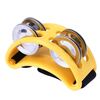 Campanello per cajon a percussione in alluminio, dimensioni: 10 x 8 x 4 cm (giallo)