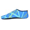 2 coppie Snorkeling da esterno Calzini per immersioni con la spiaggia con fondo morbido non slip, dimensioni: 44-45 (Azure)