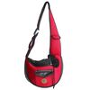 Zaino per animali domestici diagonali lovoyager sacca da viaggio per cani e gatti, stile: mesh estivo rosso