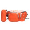 Borsa di addestramento per animali domestici Loveager Pocket per cani da passeggio all'aperto (arancione)