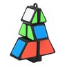 Creativo Cubo Magico Regalo di Natale Pendente Giocattoli Educativi Per Bambini (Nero)
