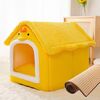 Tipo di casa Forniture per animali domestici universali rimovibili e lavabili per cani e gatti, taglia: M (pulcino giallo + tappetino)