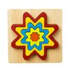 Fai da te Creativo 3D Puzzle in legno Geometria Forma Puzzle Giocattoli educativi per bambini (a forma di ingranaggio)