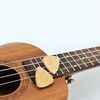 10 plettri in feltro di lana per chitarra ukulele (gialli)