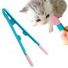 Spazzola per occhi di gatto 3 pezzi Spazzola per capelli di gatto per animali domestici (blu rosa)