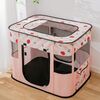 Rettangolare Piet Piet Fence Dog and Cat Litter Pet Delivery Room (Strawberry rosa)