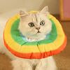 Cat Elizabeth Collar Covere Cover antide-leccaggio Cover, dimensioni: M (arcobaleno)