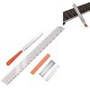 Righello di misurazione del manico della chitarra File per affilare la chitarra Chitarra Neck Notch Righello Tampone per lucidatura dei tasti