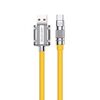 WK WDC-186 Qjie Series 6A USB a USB-C/Type-C Cavo dati di ricarica ultra veloce, lunghezza: 1 m (giallo)