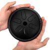 Strumento a percussione da viaggio per il tempo libero con tamburo tascabile da 5,5 pollici (ossidiana)