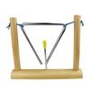 Strumenti a percussione per bambini che insegnano ai bambini ferro triangolare da 6 pollici con telaio