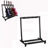 Espositore pieghevole per chitarra in metallo lungo, specifica: tre rack