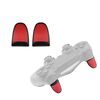 2 paia Pulsanti estesi Gamepad Pulsanti L2R2 adatti per PS4 (rosso)