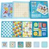 Multifunzionale 6 in 1 Flying Chess Backgammon Jump Cheeckers Scienza del tempo libero e istruzione Giocattoli da scacchi