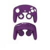 2 PCS Game Punto singolo Maniglia Shell Shell Sostituzione Shell Handle Parti di riparazione per Nintendo NGC (viola)