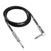 TC048SL Cavo audio per chitarra elettrica da 6,35 mm direttamente al gomito, lunghezza cavo: 3 m