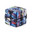 3 pezzi Decompressione intellettuale Cubetti magici pieghevoli illimitati (blu splicing)