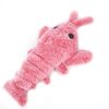 Gamberetti da salto elettrico 35 cm Gamberetti USB Simulazione della carica Aragosta Divertente Cat Peluche Giocattolo (Colore casuale)