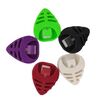 Scatola di plettri per ukulele multicolore in plastica da 5 pezzi, consegna casuale a colori