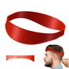 Salon Neck Hair Line Guide Barber Trim Righello Capelli Strumento fai da te Strumenti per tagliare i capelli(Rosso)