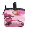 Borsa multifunzionale per spuntini mimetici per addestramento di animali domestici Borsa portatile per cintura da passeggio per cani (rosa)