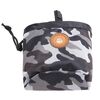 Borsa multifunzionale per snack mimetici per addestramento di animali domestici Borsa portatile per cintura da passeggio per cani (nero bianco)