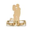 DH2206-03 San Valentino Atmosfera romantica Portacandele Puntelli di tiro Candelieri decorativi(C)