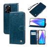 Custodia in pelle per Xiaomi Redmi Note 12 Pro Speed/Poco X5 Pro 5G Oil Wax Texture (blu)