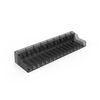 KJH NS-059 Game Card Box Rack di stoccaggio può memorizzare 16 pezzi per interruttore (nero)