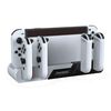 DOBE TNS-0122 4 IN 1 Gamepad GamePad Dock per interruttore OLED (bianco nero)