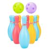 3 set per bambini Sport Recreation Plastic Bowling Toy Set, Dimensioni: 18 cm