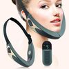 Strumento di diradamento del viso EMS microcorrente Strumento di bellezza per il ringiovanimento della pelle di colore rosso blu intelligente (verde)
