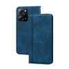 Per Xiaomi Redmi Note 12 5G Global/Poco X5 Custodia per telefono in PU con vibrazione orizzontale magnetica aziendale smerigliata (blu)