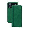 Per Xiaomi Poco M4 5G/Poco M5/Redmi Note 11R Custodia per telefono in PU con vibrazione orizzontale magnetica aziendale smerigliata (verde)