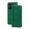 Per Xiaomi Redmi 10A 4G Custodia per telefono in PU con vibrazione orizzontale magnetica aziendale smerigliata (verde)