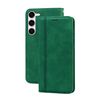 Per Samsung Galaxy S23 + 5G Custodia per telefono in PU con vibrazione orizzontale magnetica aziendale smerigliata (verde)